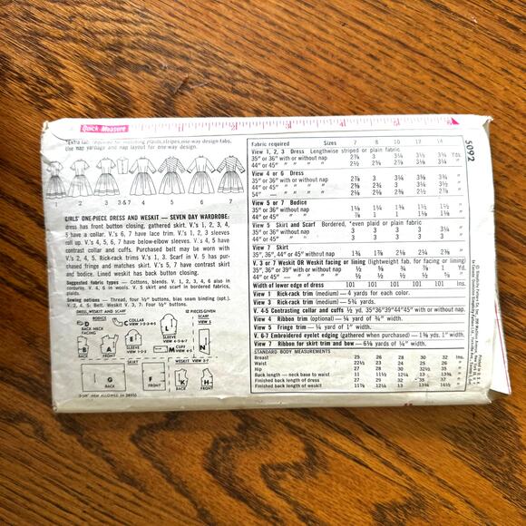 Vintage 1960s Simplicity 4369 Sewing Pattern Womens Small Mini Dress COMPLETE - Picture 2 of 2